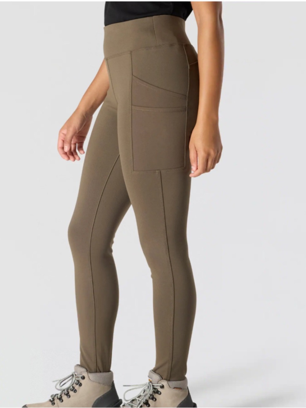 Carhartt Force Lightweight Utility Mid Rise Work Leggings Tarmac Green Small